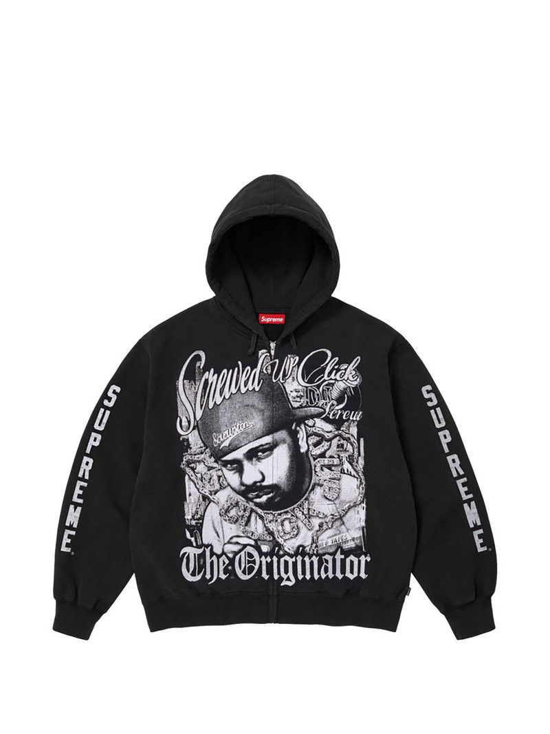 DJ Screw zip-up hoodie 1