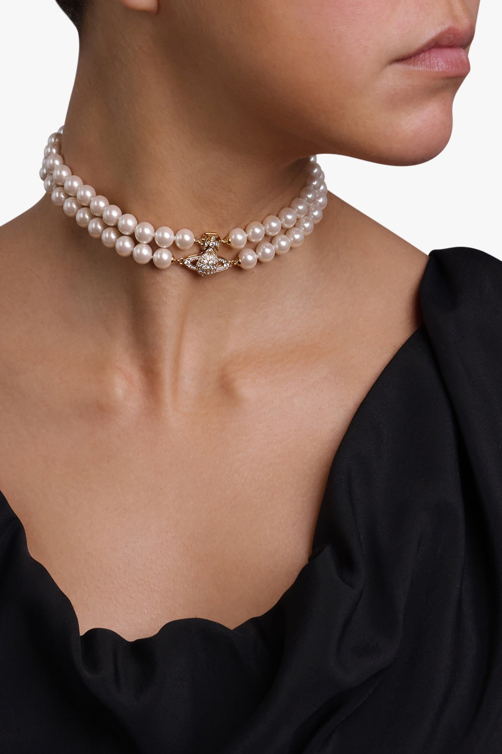 GRAZIELLA PEARL CHOKER | GOLD - 3