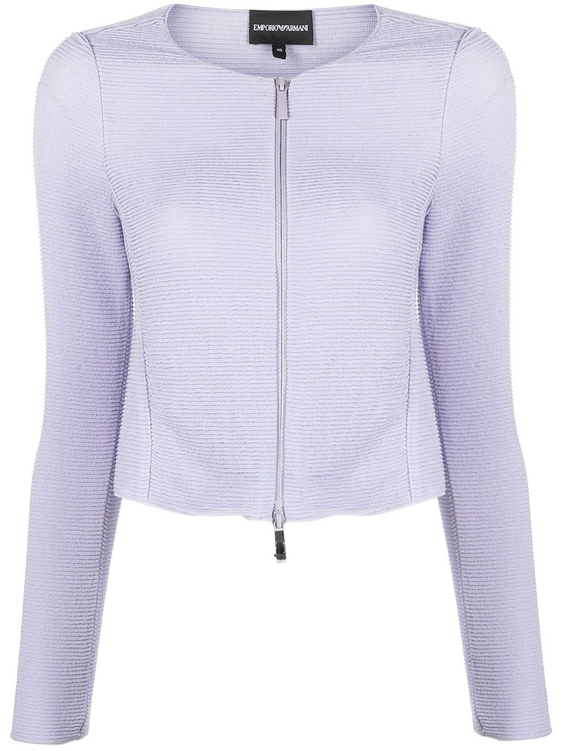 barré jersey zip-up jacket 1