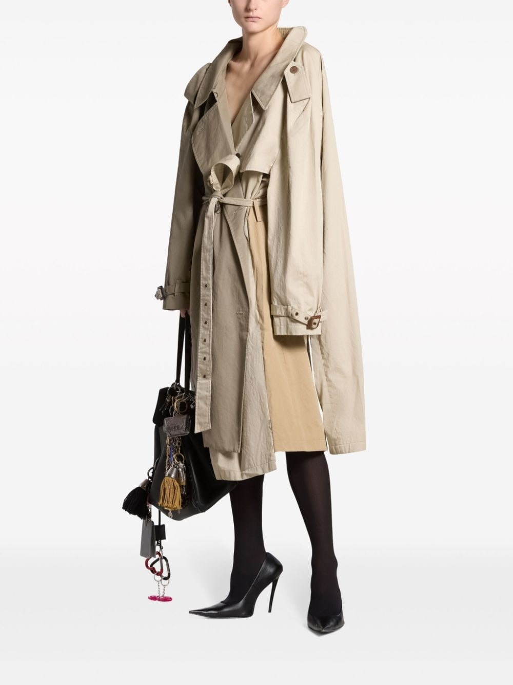 Double Sleeve hybrid cotton trench coat - 2