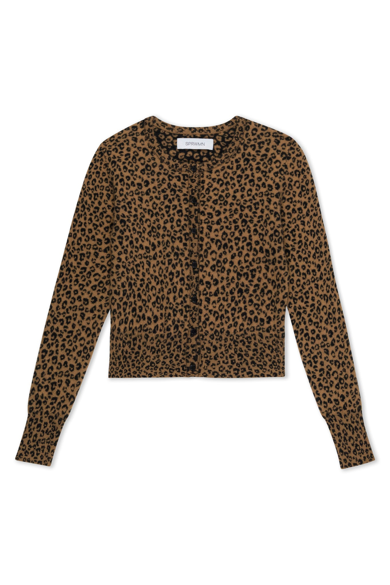 LEOPARD ULTRA FINE CASHMERE BABY CARDIGAN - 7