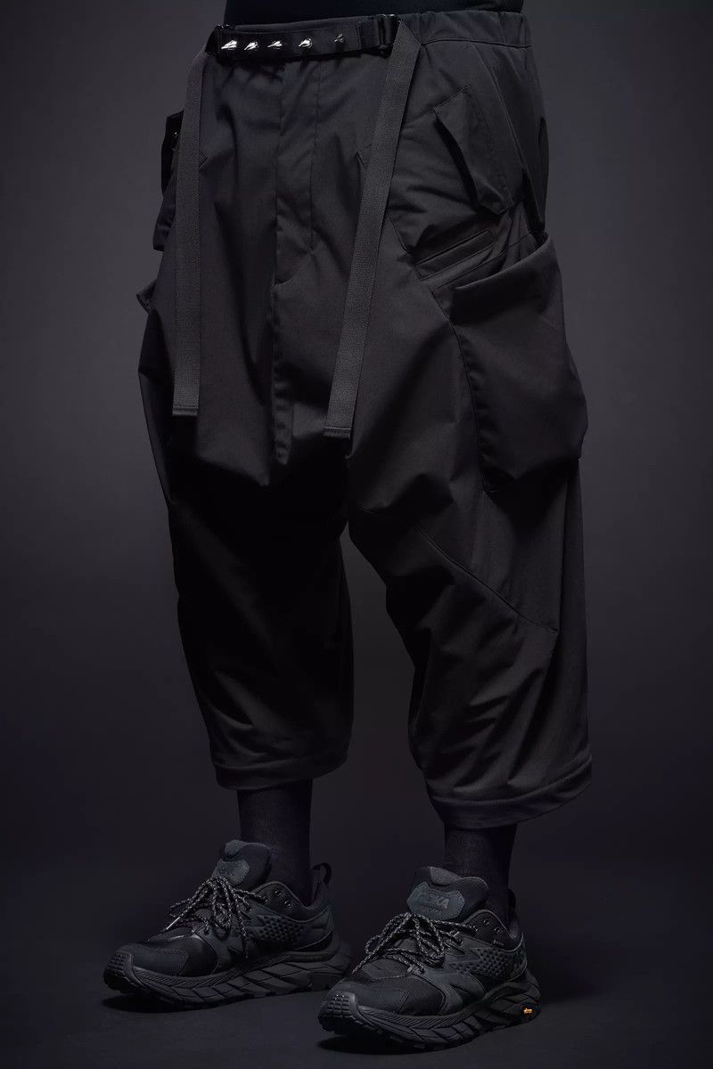 P30A-E 캡슐에 넣는 나일론 매우 넓은 웹 벨트 화물 Trouser 검정 11
