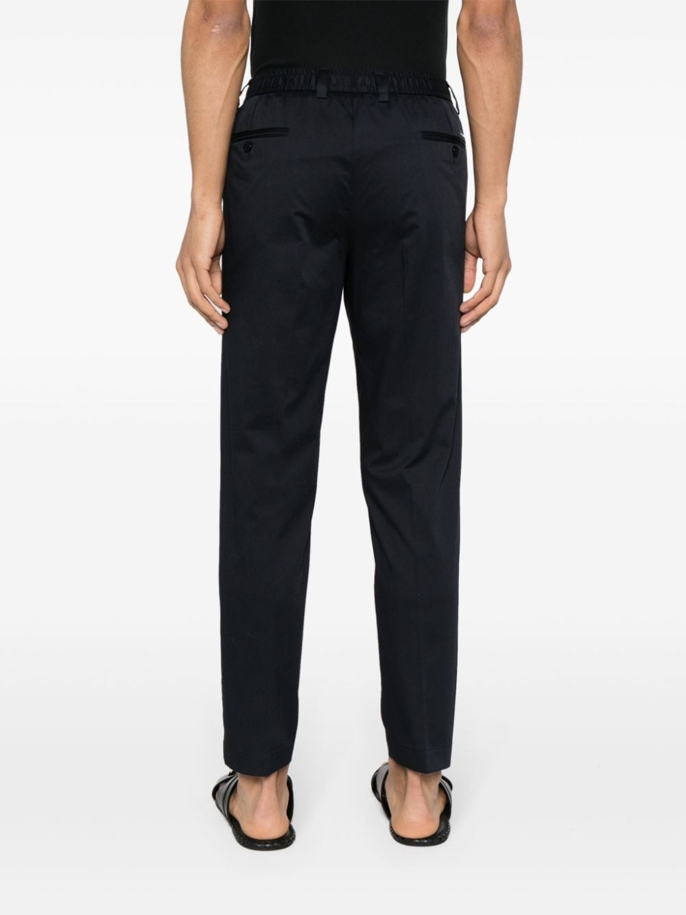 twill tailored trousers - 4