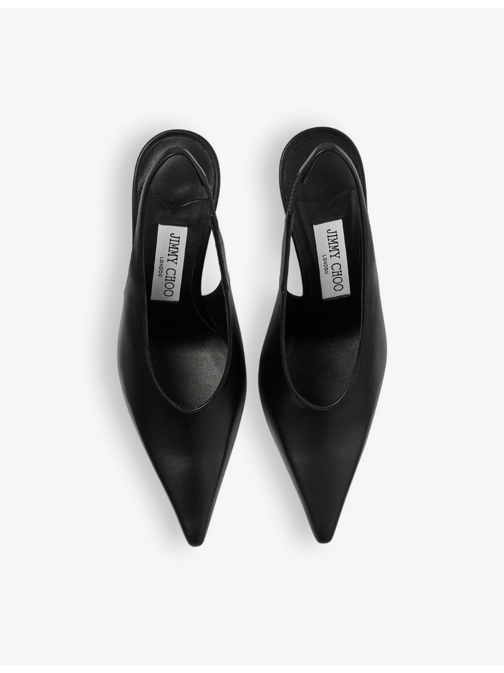Isa 95 slingback leather  heeled courts - 2