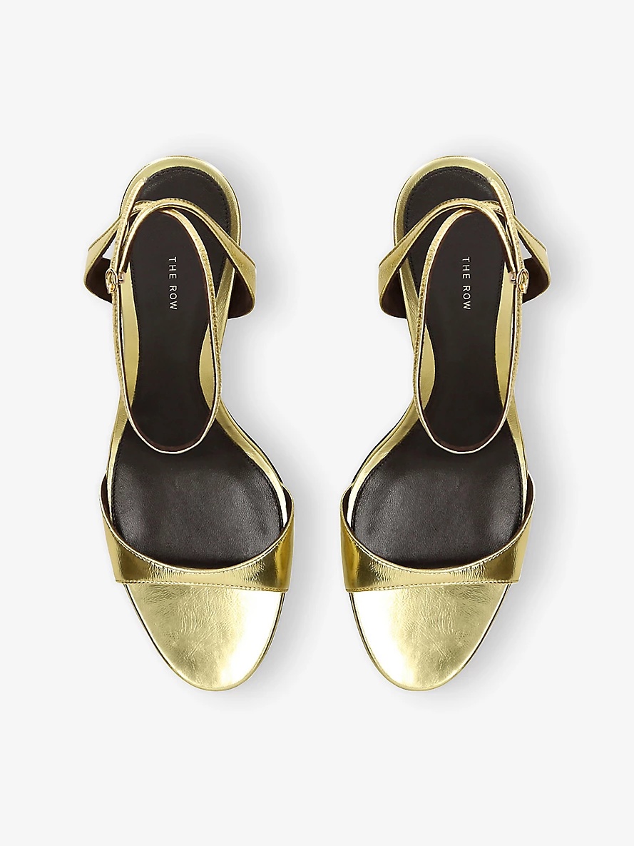 Vika 80 Ankle-Strap Leather Heels - 2