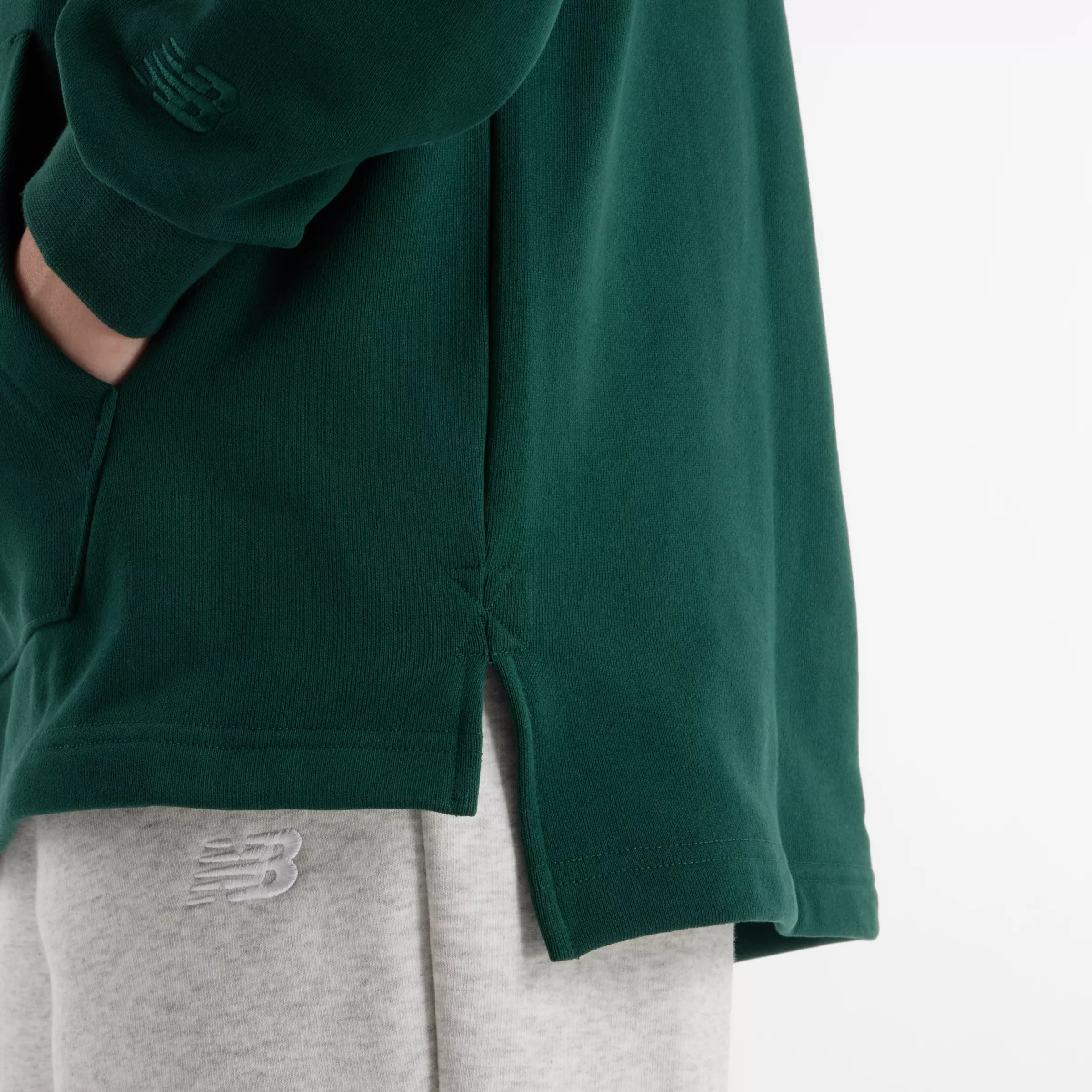 Embossed Graphic Fleece Hoodie - 5