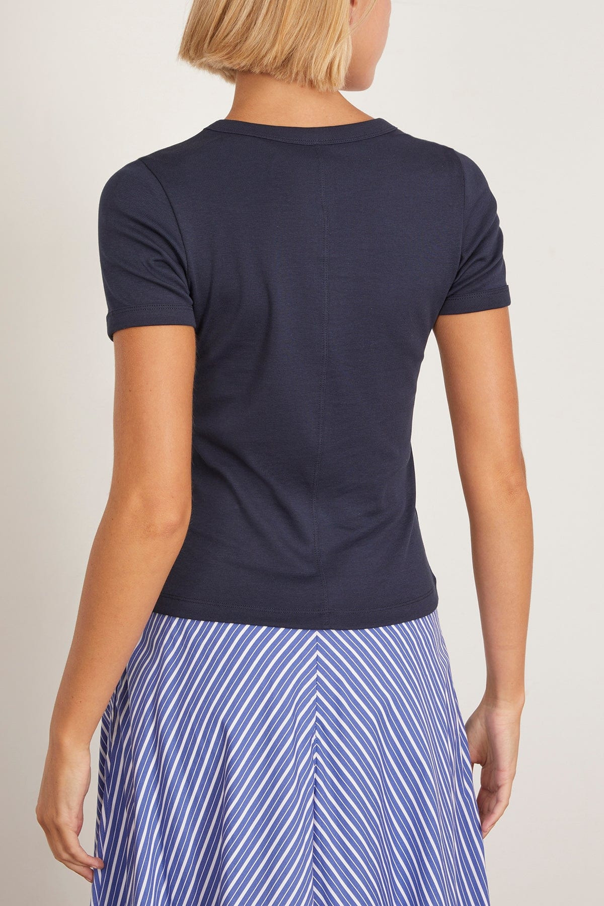 Car Tee in Navy - 4
