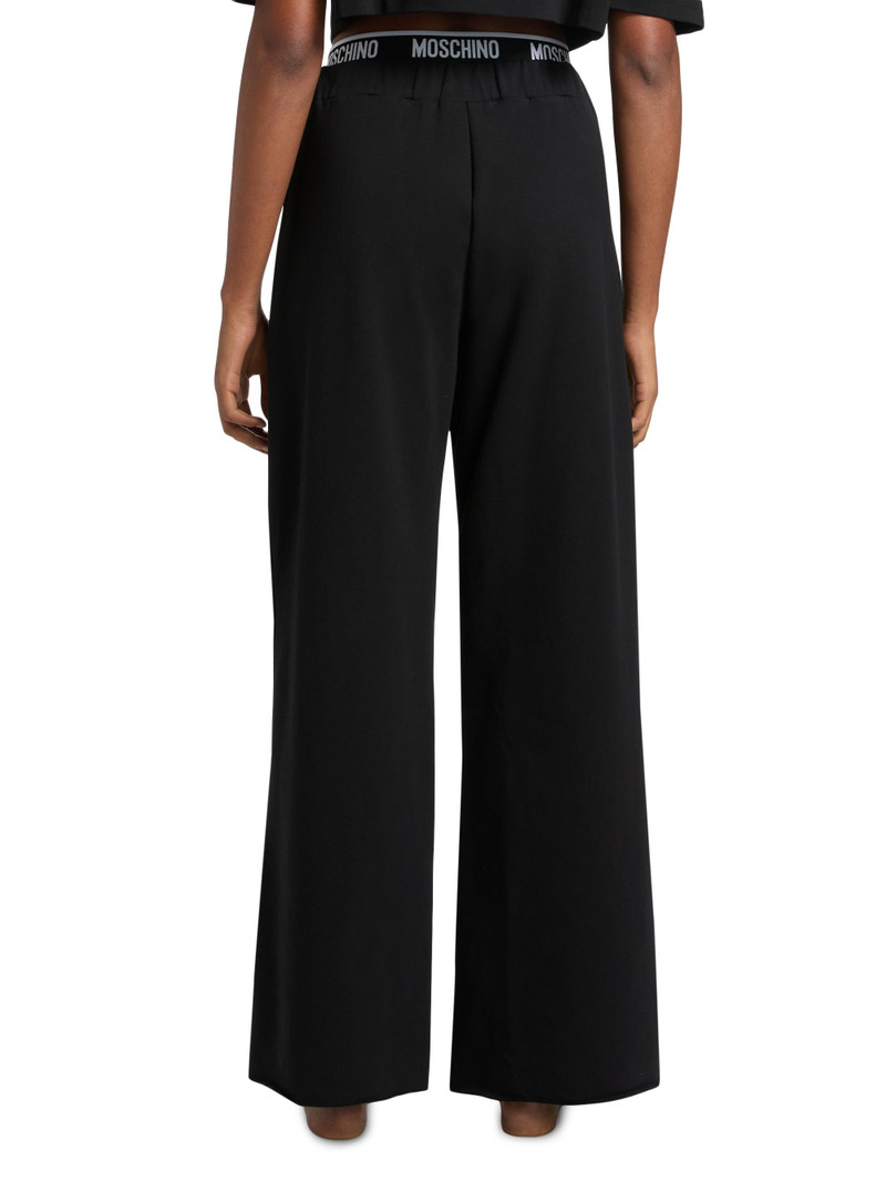 Women's Intimo Donna Home Stretch-Cotton Pants - Black 5