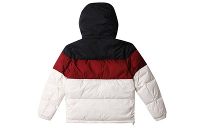 New Balance New Balance Winter Warm Puffer Jacket 'White Black Red' NPA43013-BUR outlook