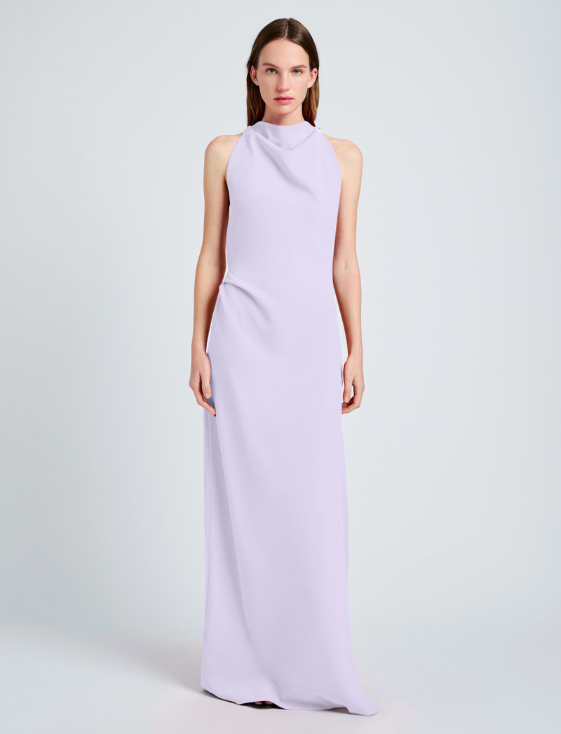 Proenza Schouler Faye Backless Twist Back Dress in Matte Double Crepe outlook