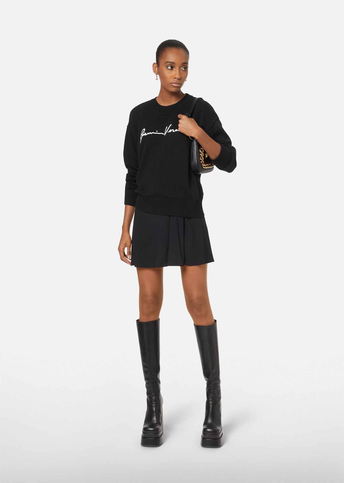 Embroidered GV Signature Sweater - 4