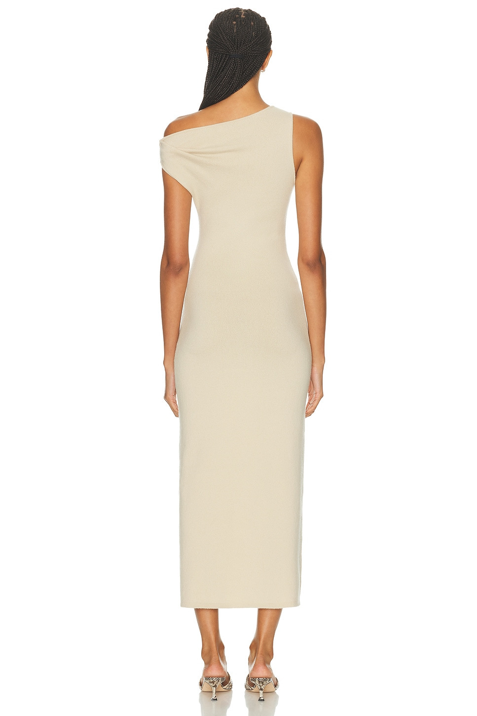 Asymmetrical Twist Dress - 4