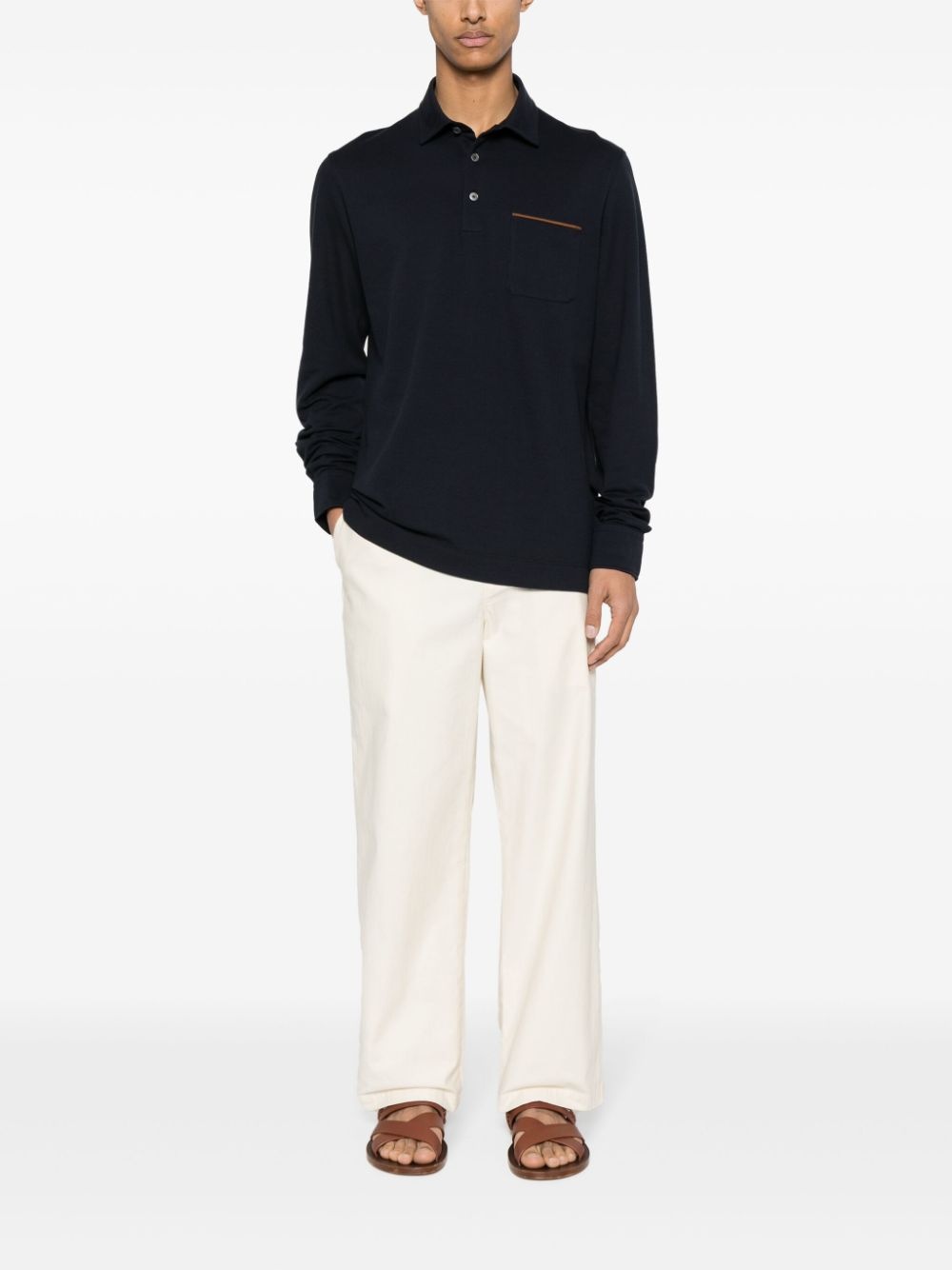 piquÃ© cotton polo shirt - 2