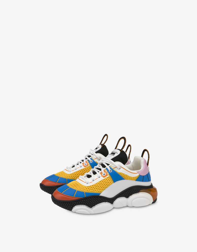 MULTICOLOURED BUBBLE TEDDY SHOES 1