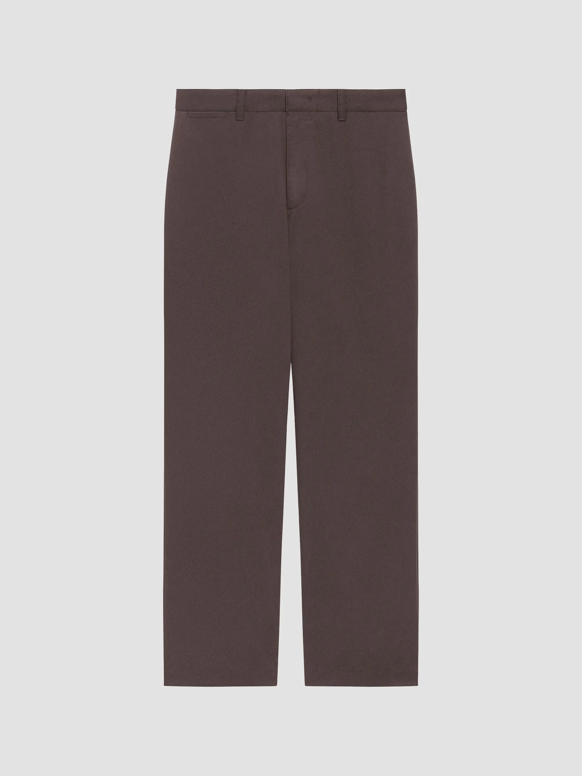 Men's Stretch-Cotton Straight-Leg Chino Pants - Classic Brown - 1