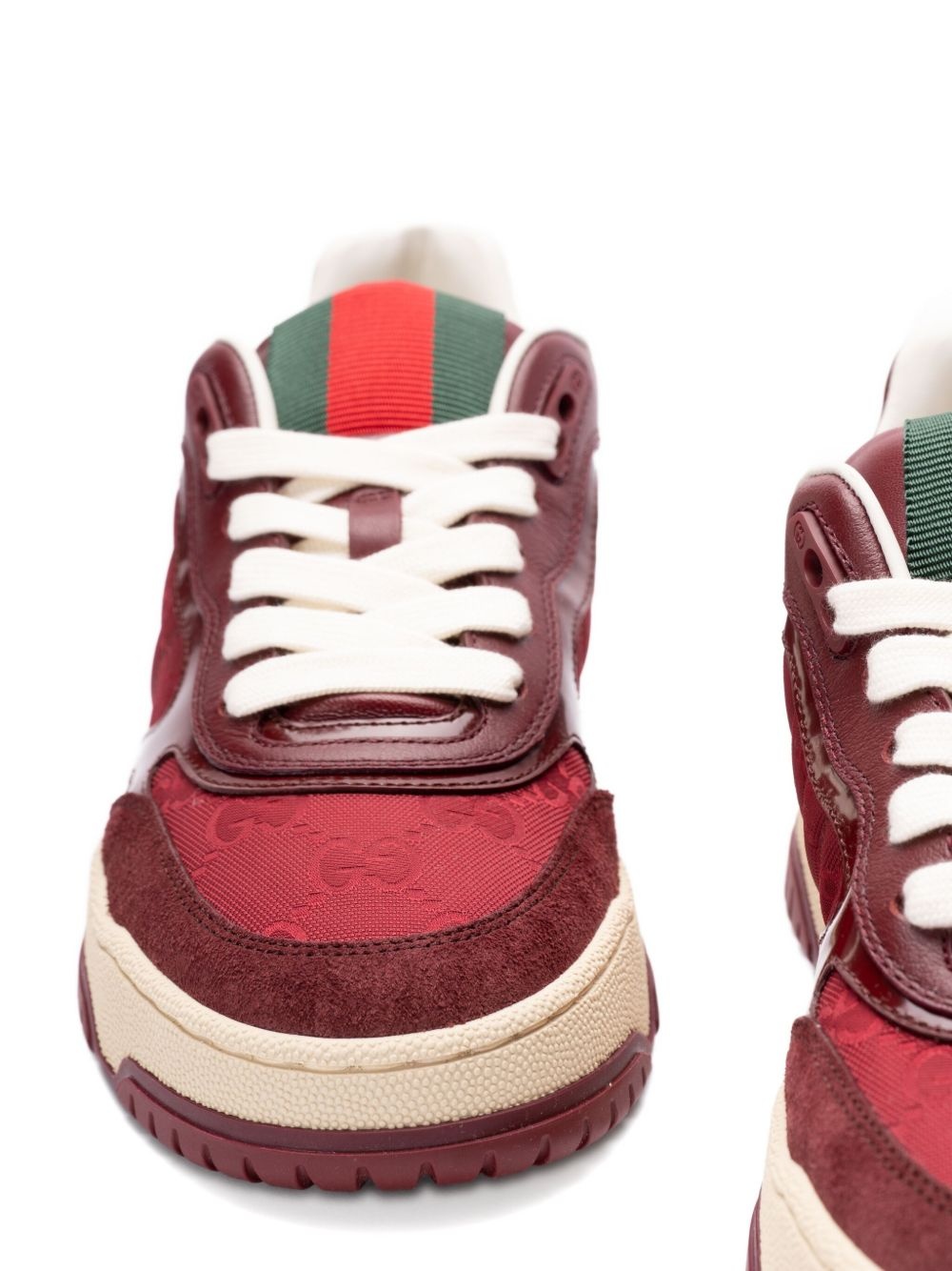 monogram-embossed sneakers - 5