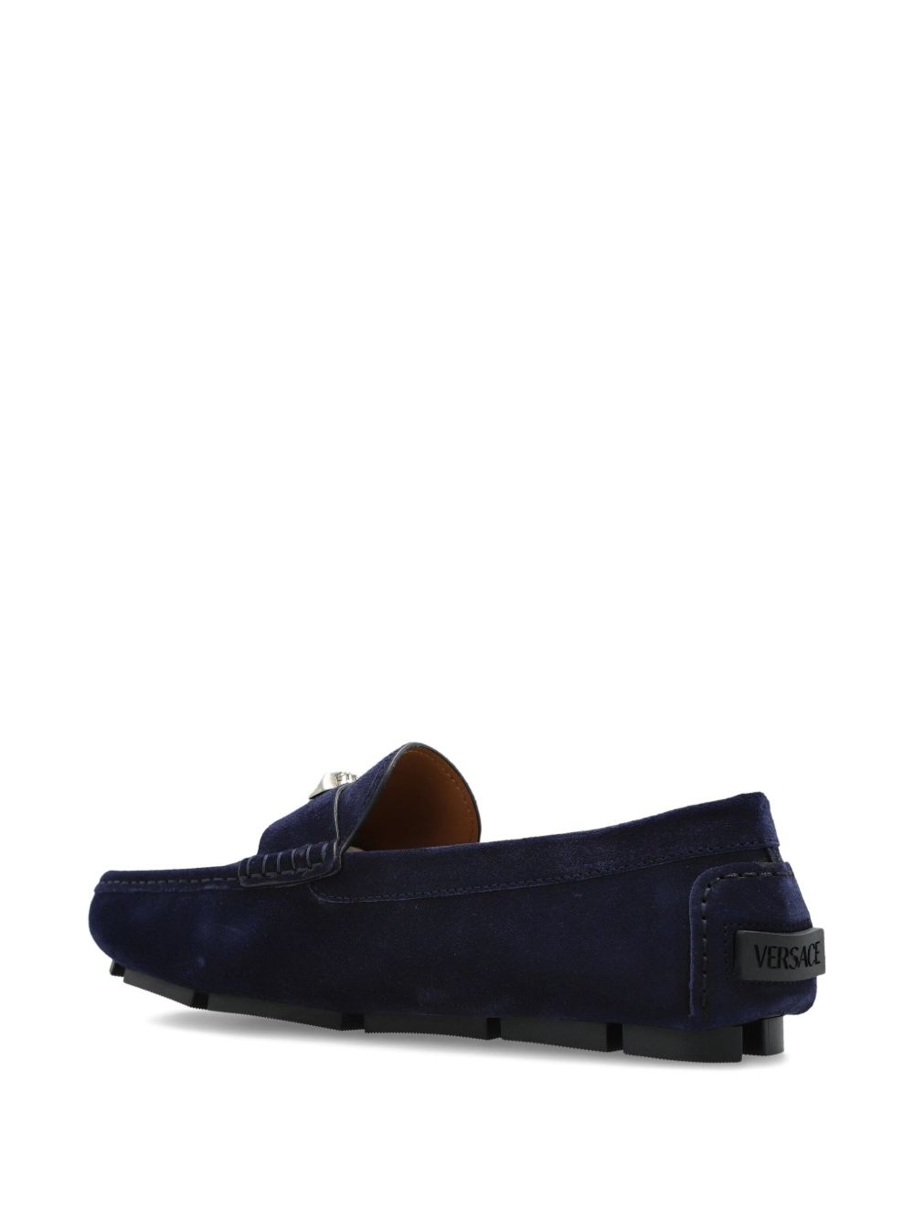 Medusa-plaque loafers - 3