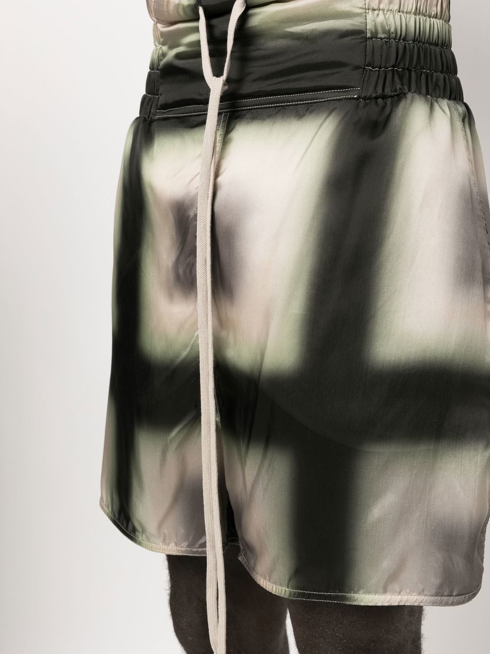 geometric-print drawstring shorts - 5