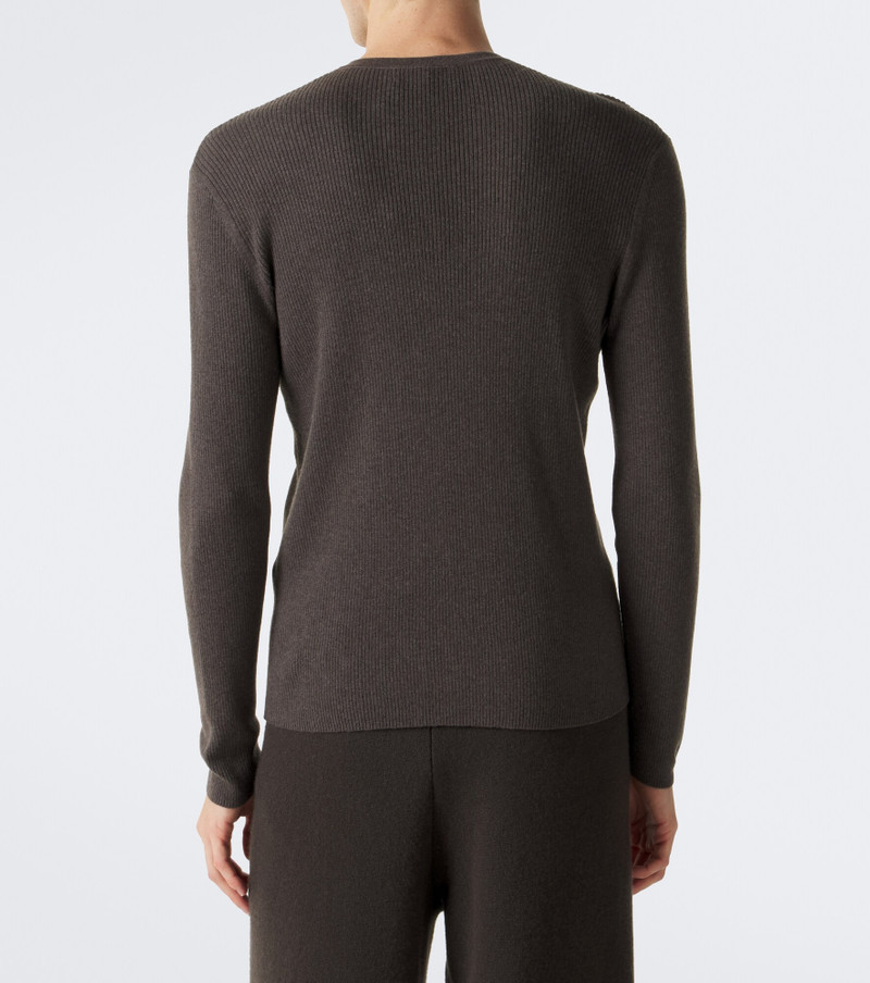 Falk cotton and cashmere Henley shirt 4