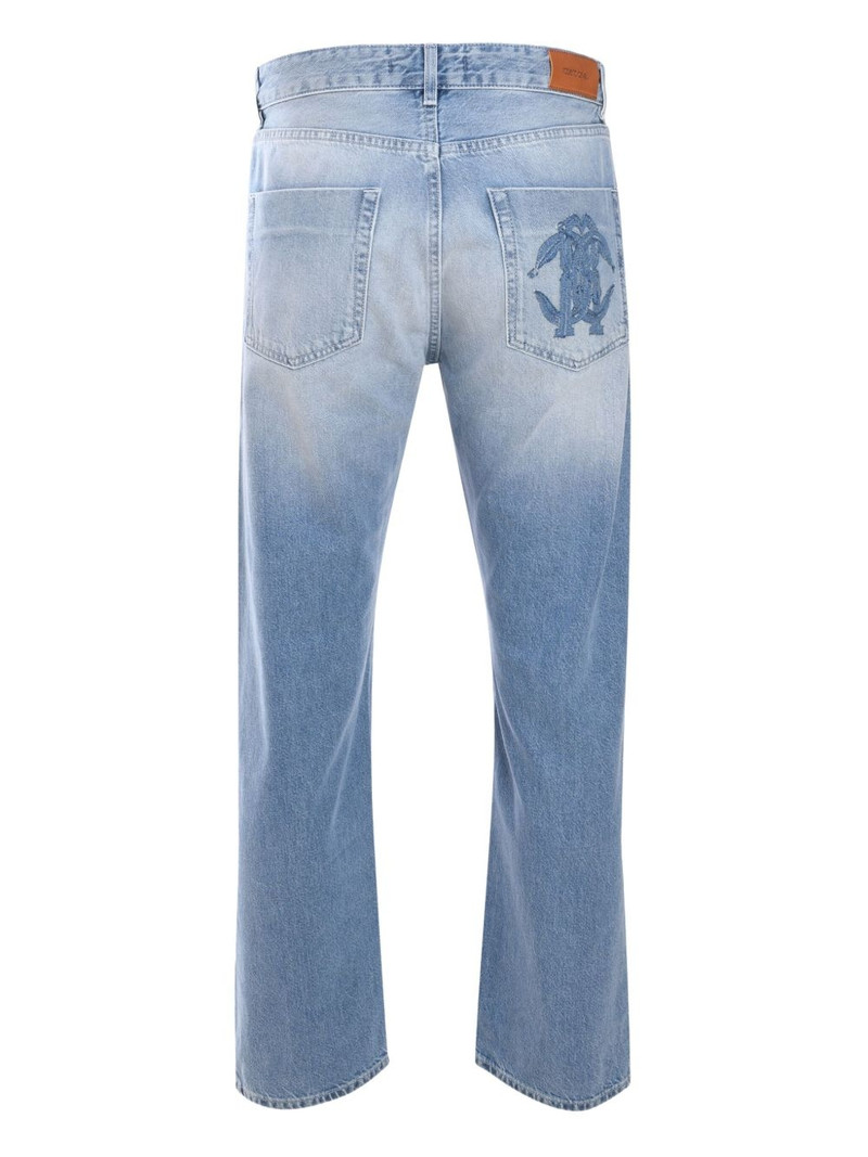 Roberto Cavalli logo-patch jeans outlook