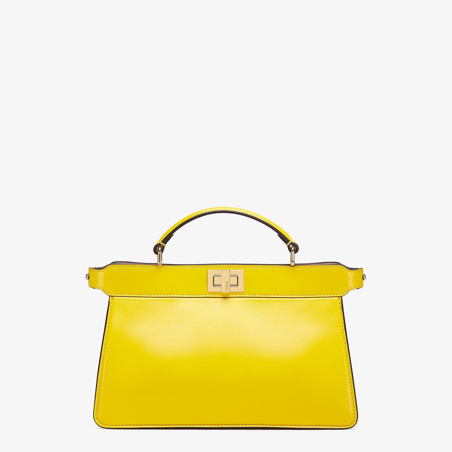 Yellow leather bag - 1