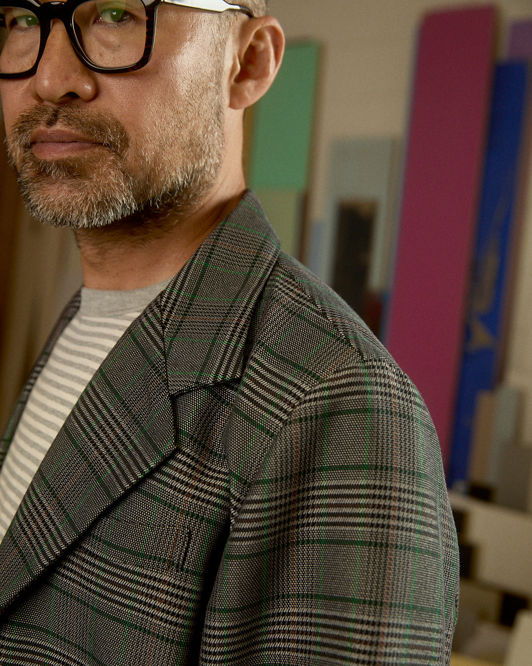Brooks Brothers California Glen Check Blazer - Grey - 5