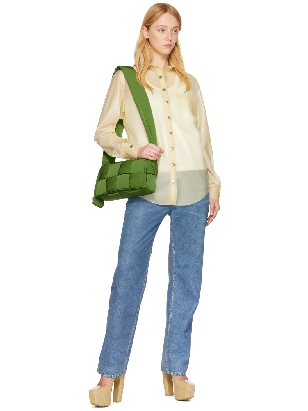 Khaki Padded Tech Cassette Bag - 4