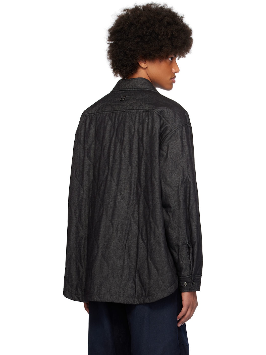 Black Quilted Shirt - 3
