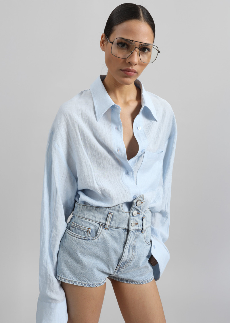 Ascain Fluid Shirt - Sky Blue 5