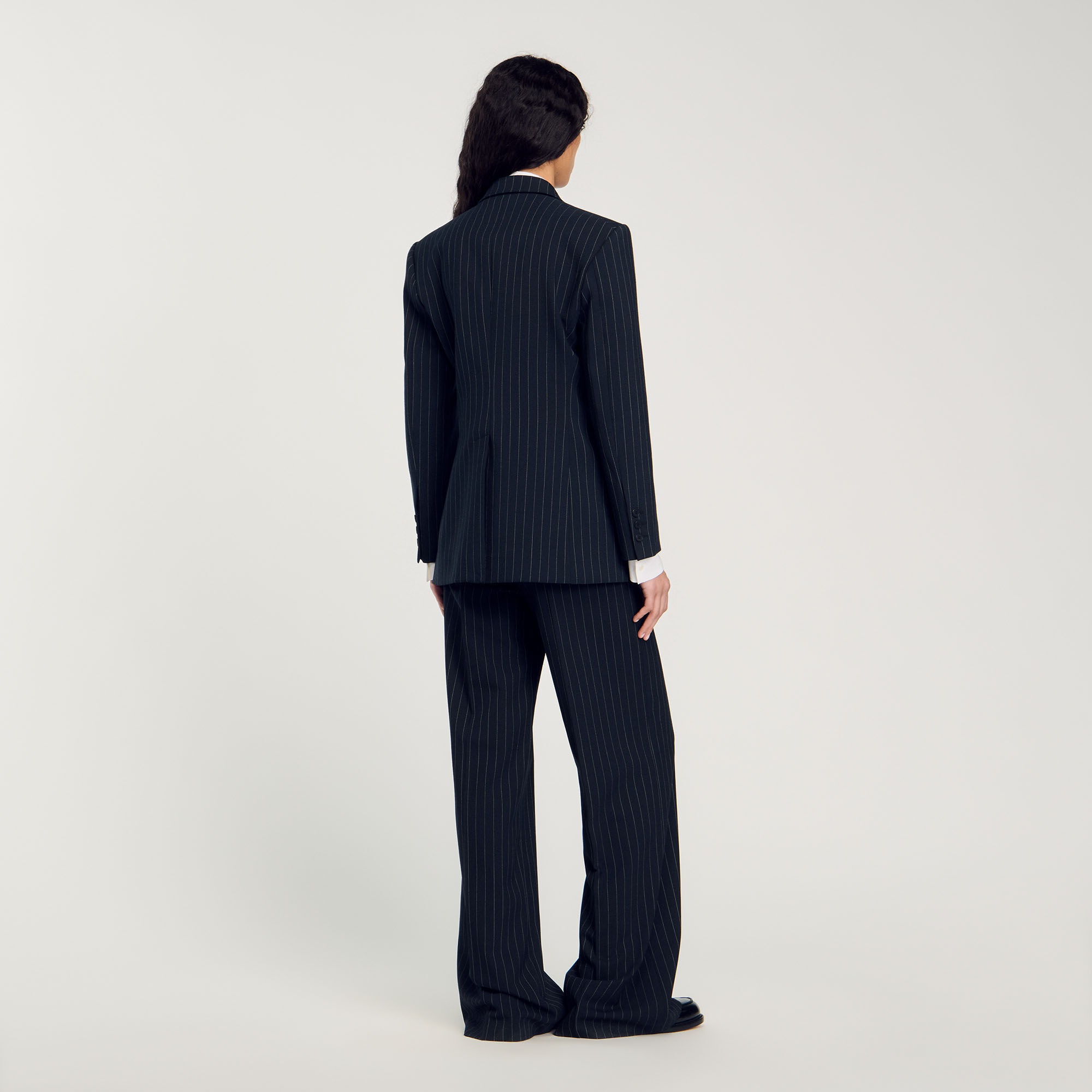 STRIPED SUIT JACKET - 6
