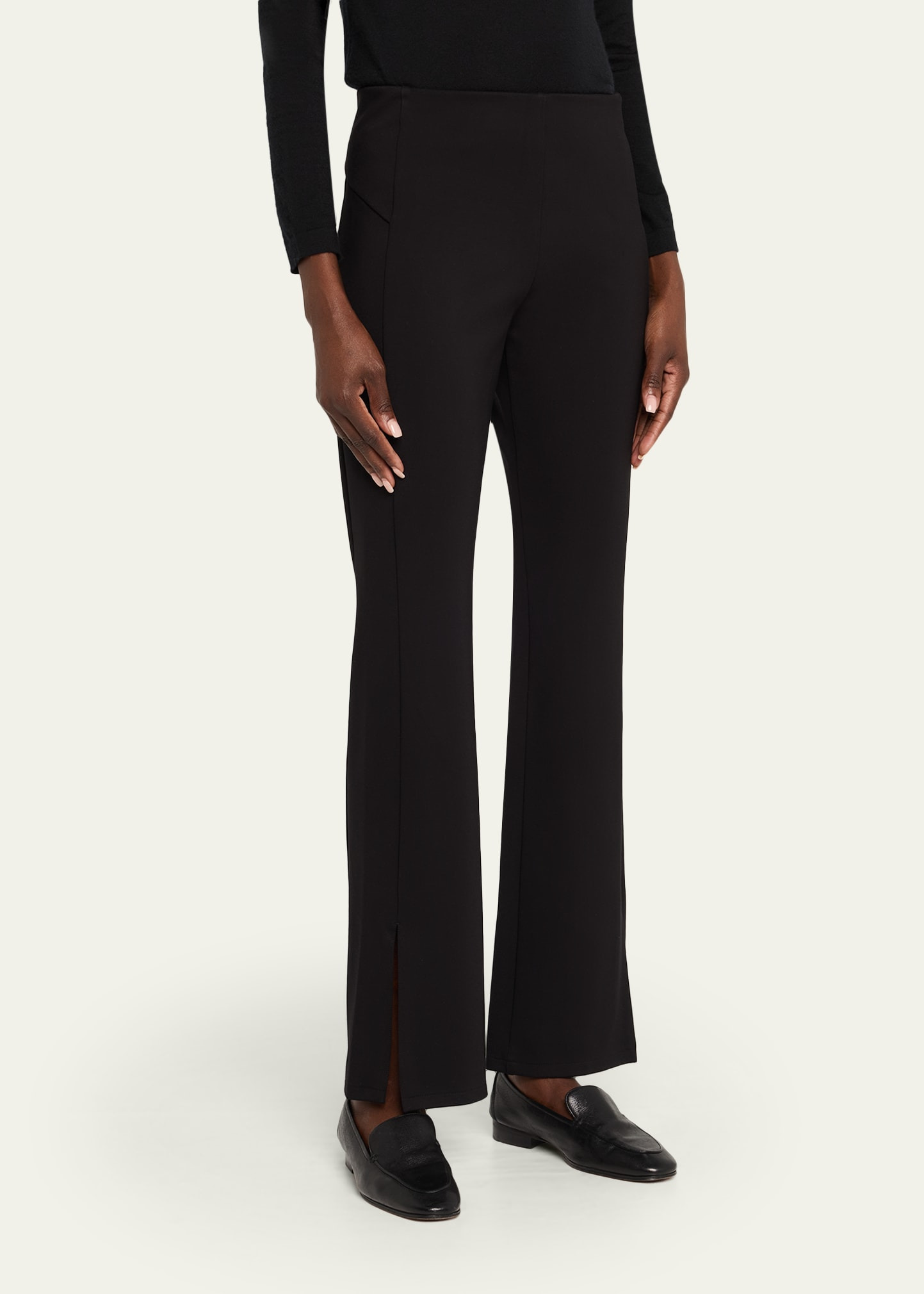 Flare Side-Slit Leggings - 4