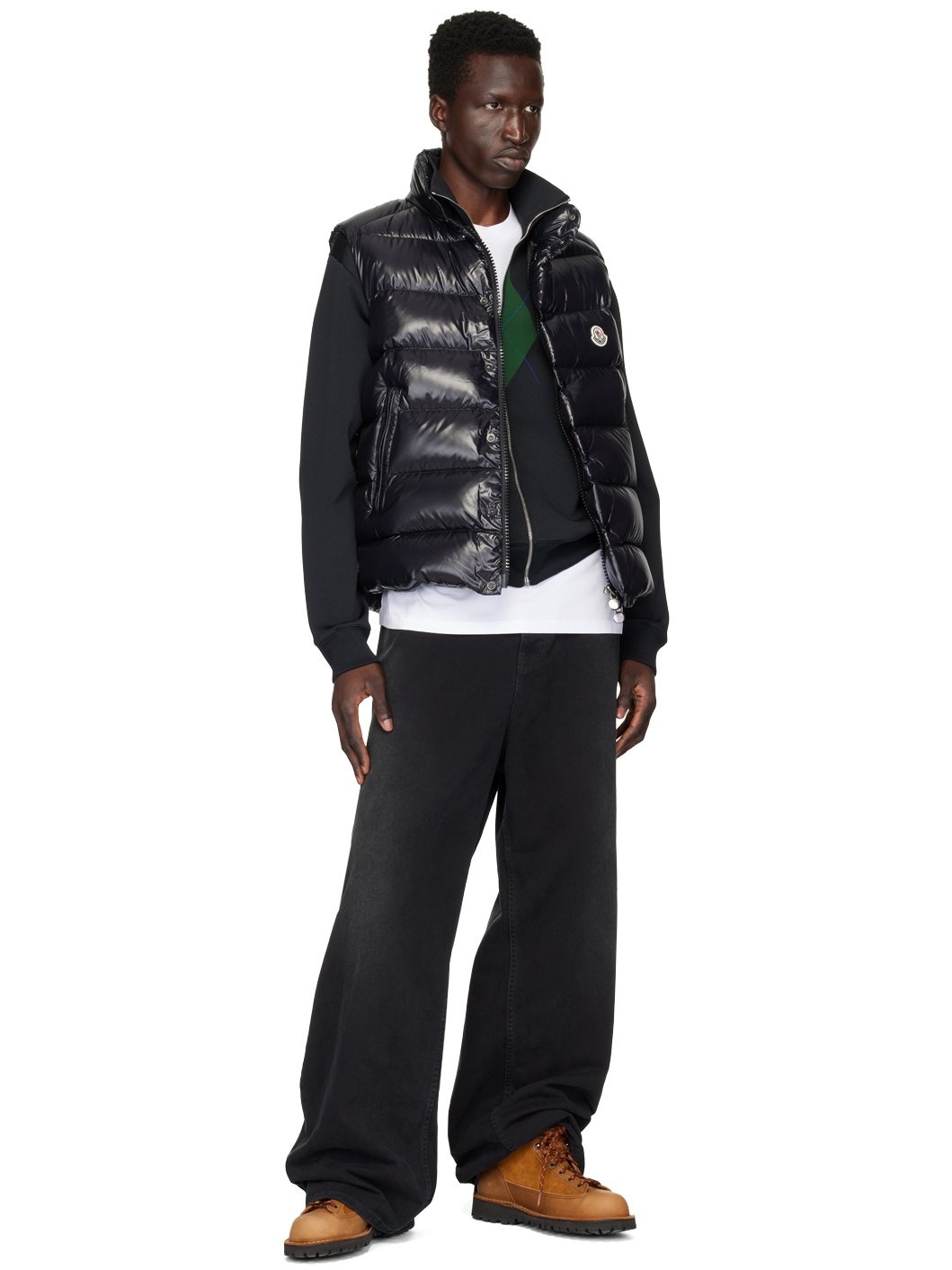 Black Tibb Down Vest - 5