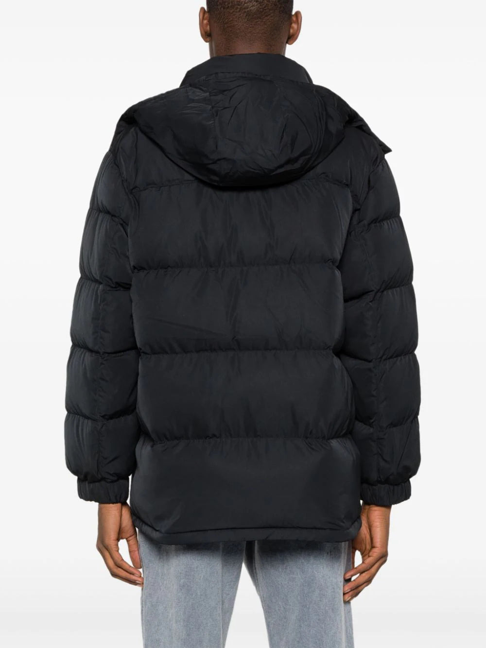 MAISON KITSUNE Men Nylon W Tonal Fox Head Patch Hooded Puffer - 3