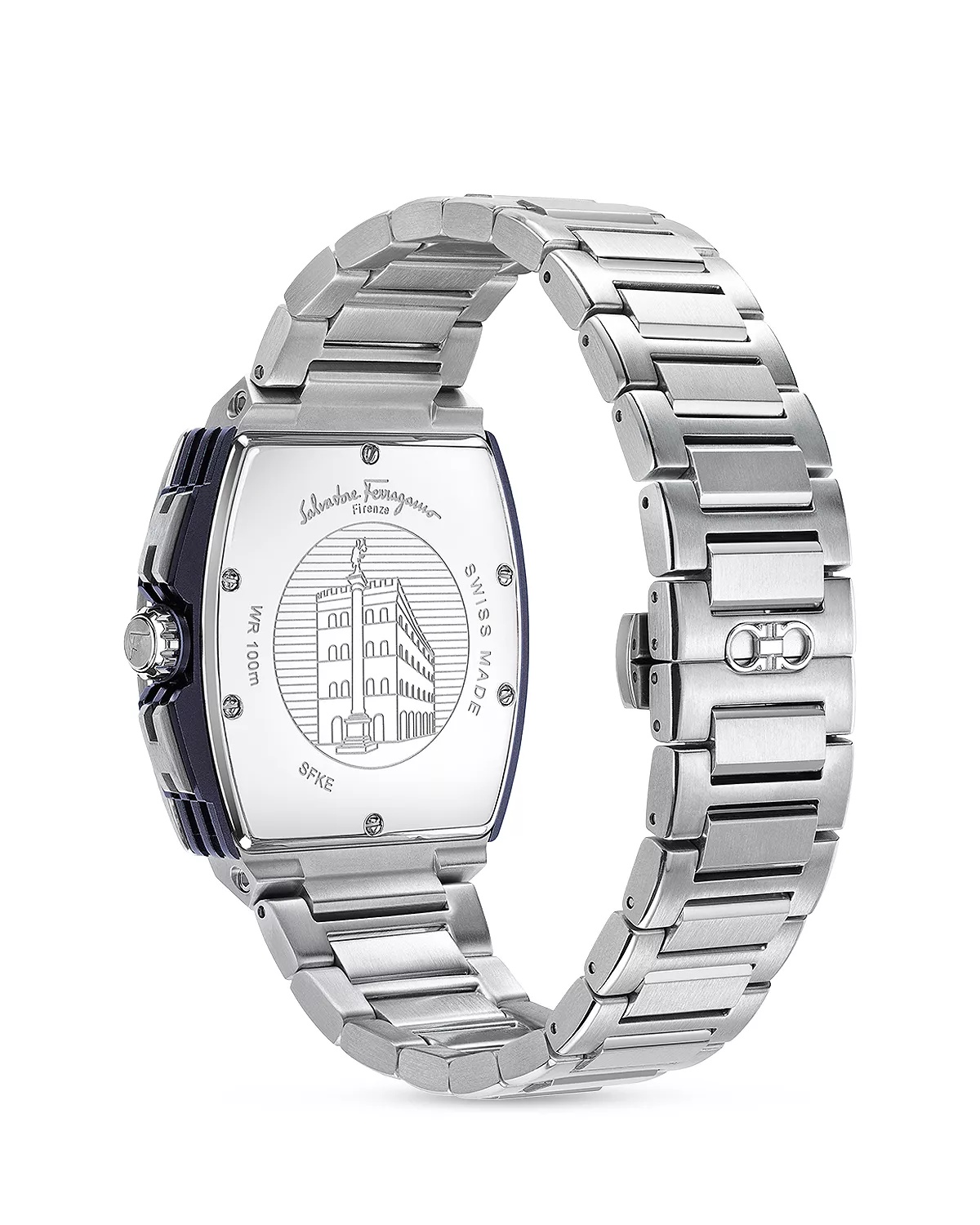 F-80 Tonneau Stainless Steel Chronograph Watch, 41.8mm - 3