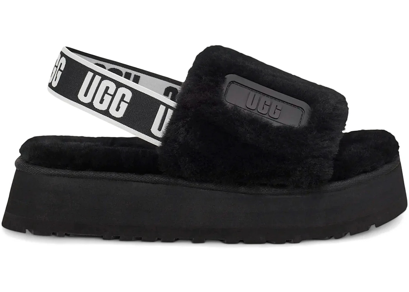 UGG Disco Slide Black (Women's) - 1