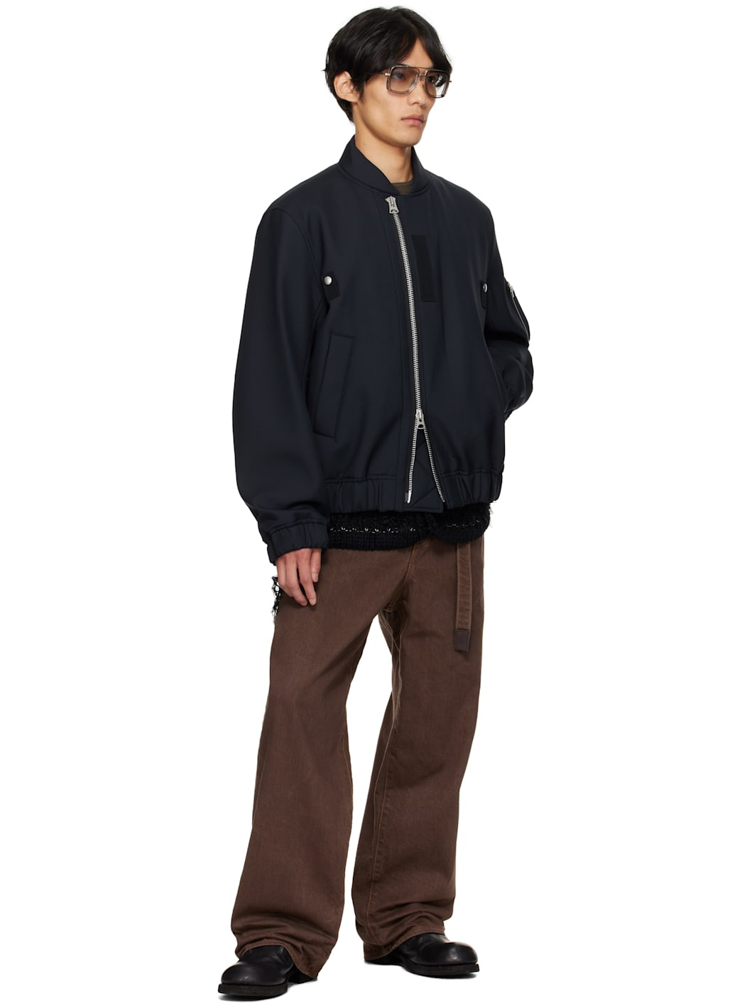 Brown Belted Jeans - 4