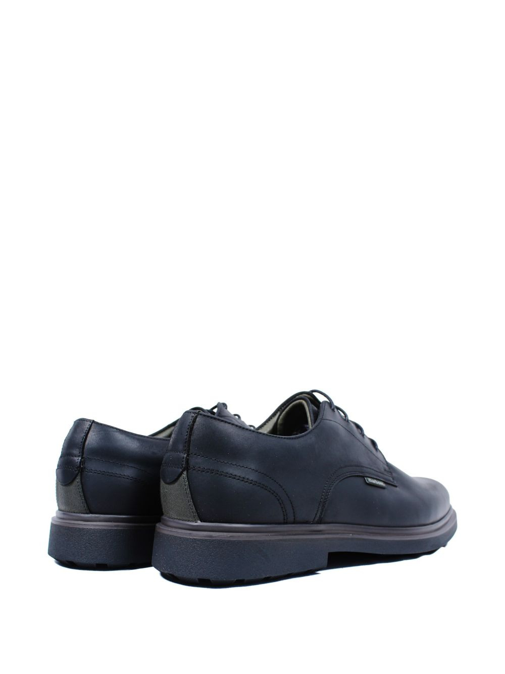 lace-up leather derby shoes - 3