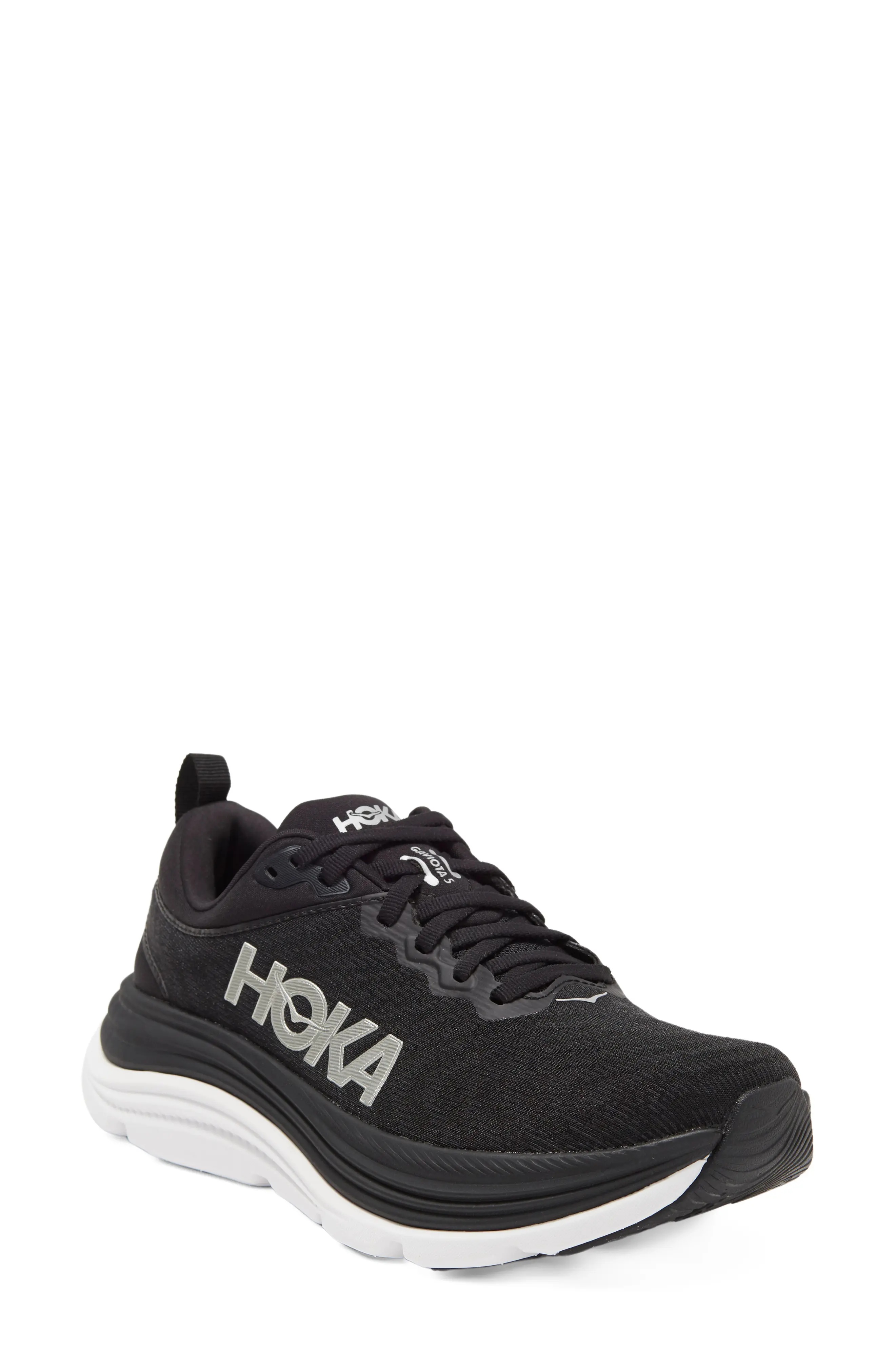 Gaviota 5 Running Shoe in Black /White - 1