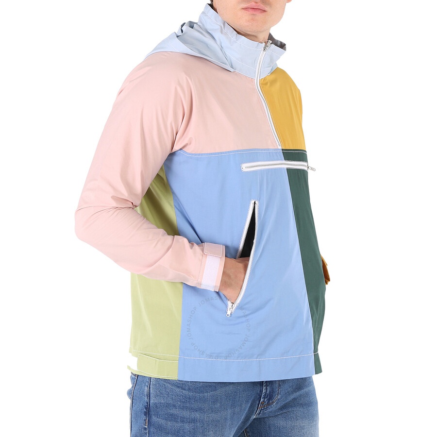 Comme Des Garcons Men's Green Colour-block Jacket - 5