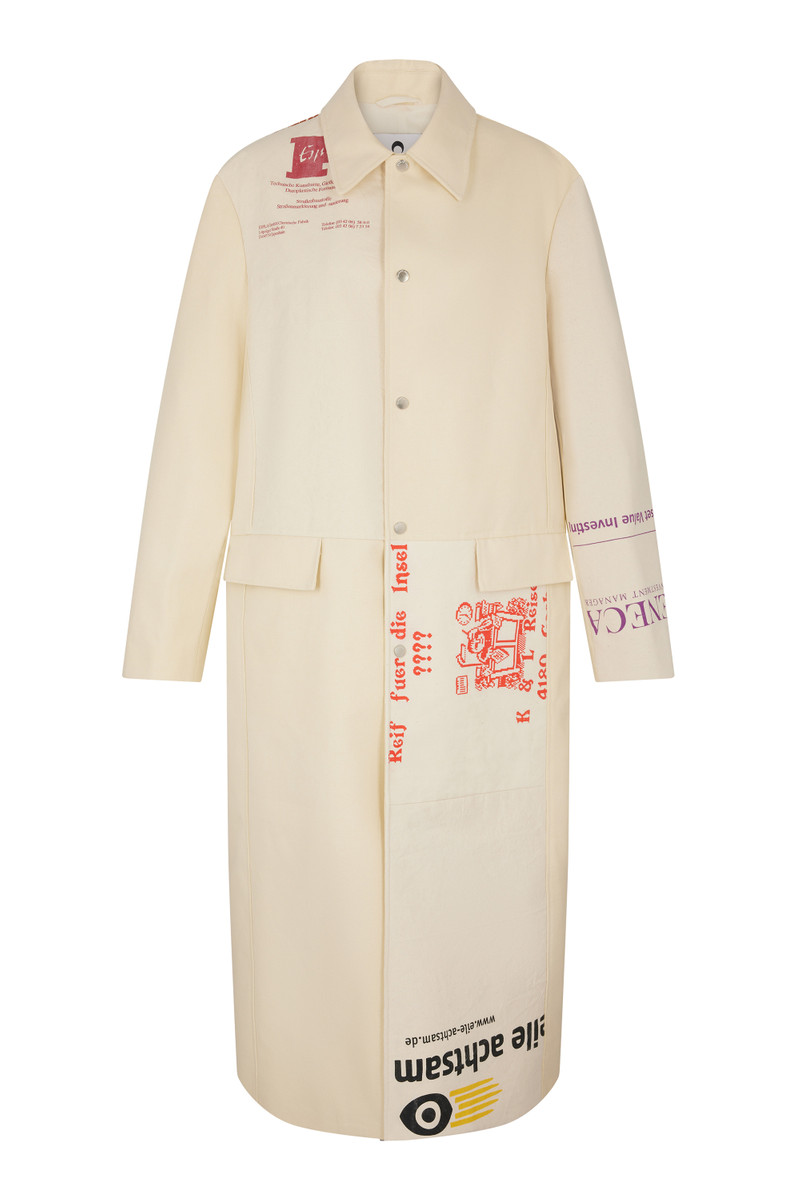Regenerated Tote Bags Trench Coat 1