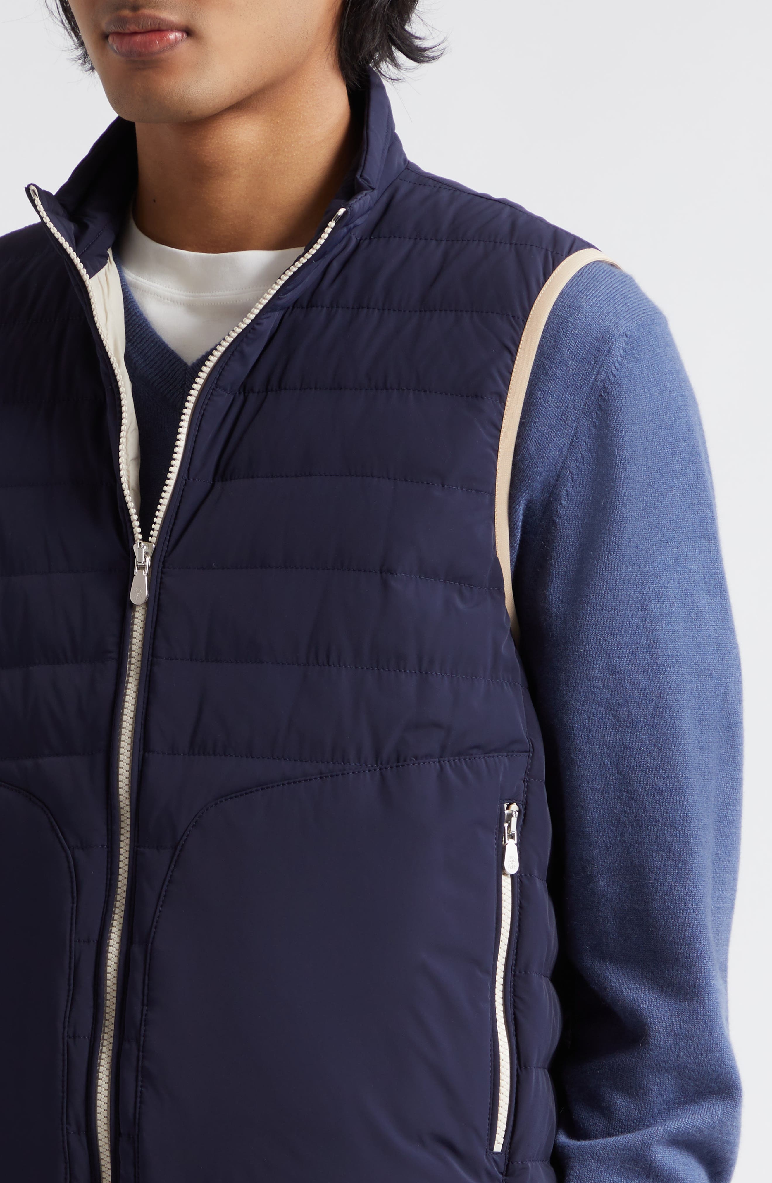 Quilted Water Resistant Down Vest - 5