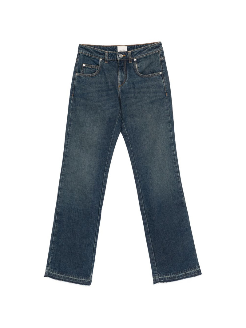 frayed-edges denim jeans 1