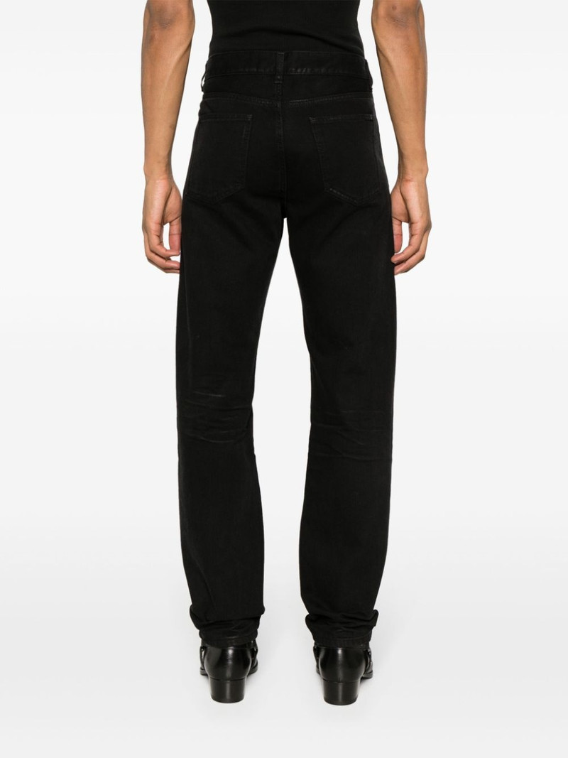 low-rise straight-leg jeans 4