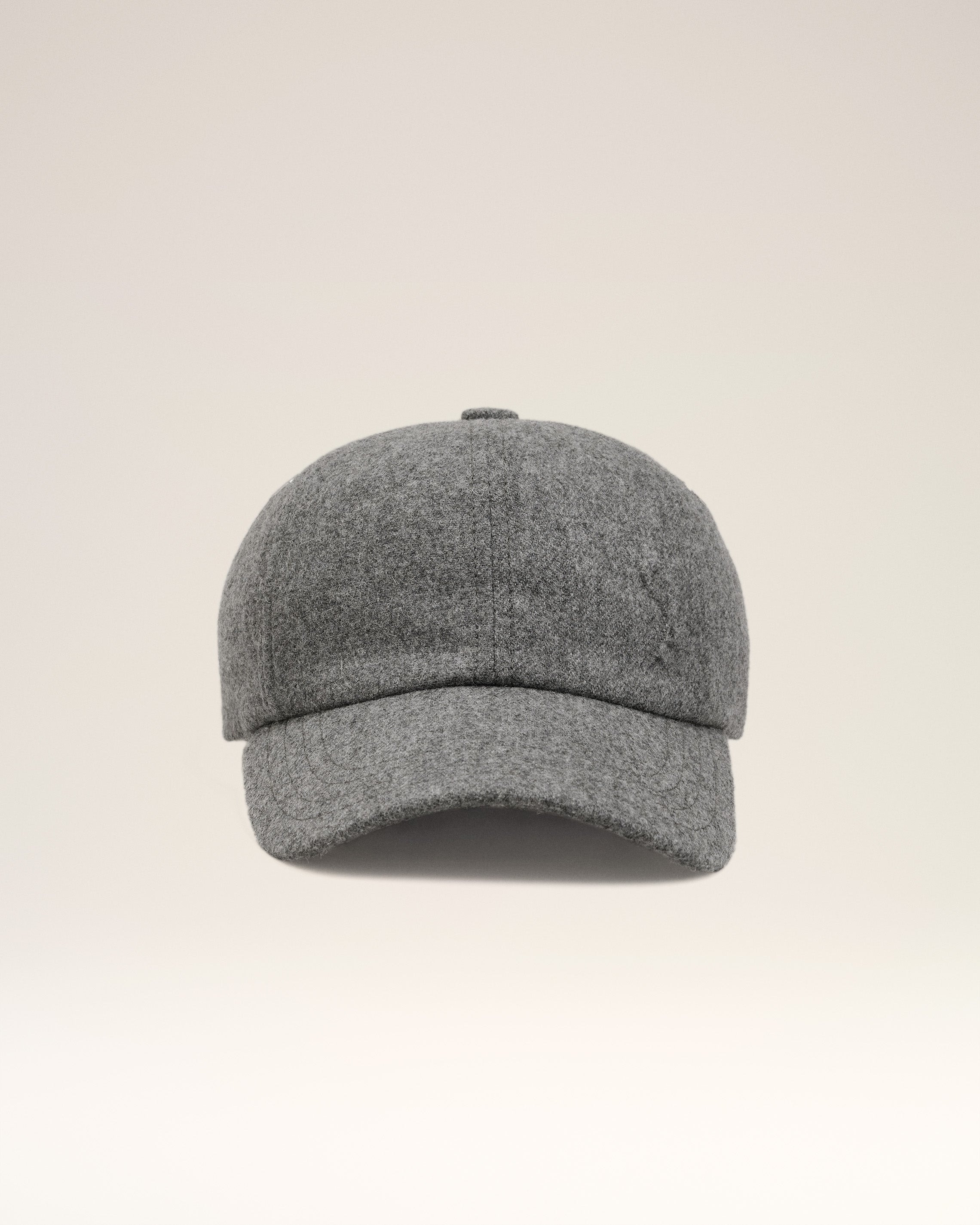 GREY COTTON EMBOSSED AMI DE COEUR CAP - 4