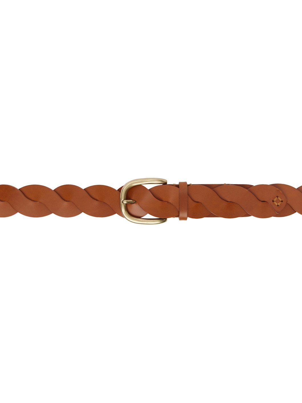 Tan Zigza Belt - 1