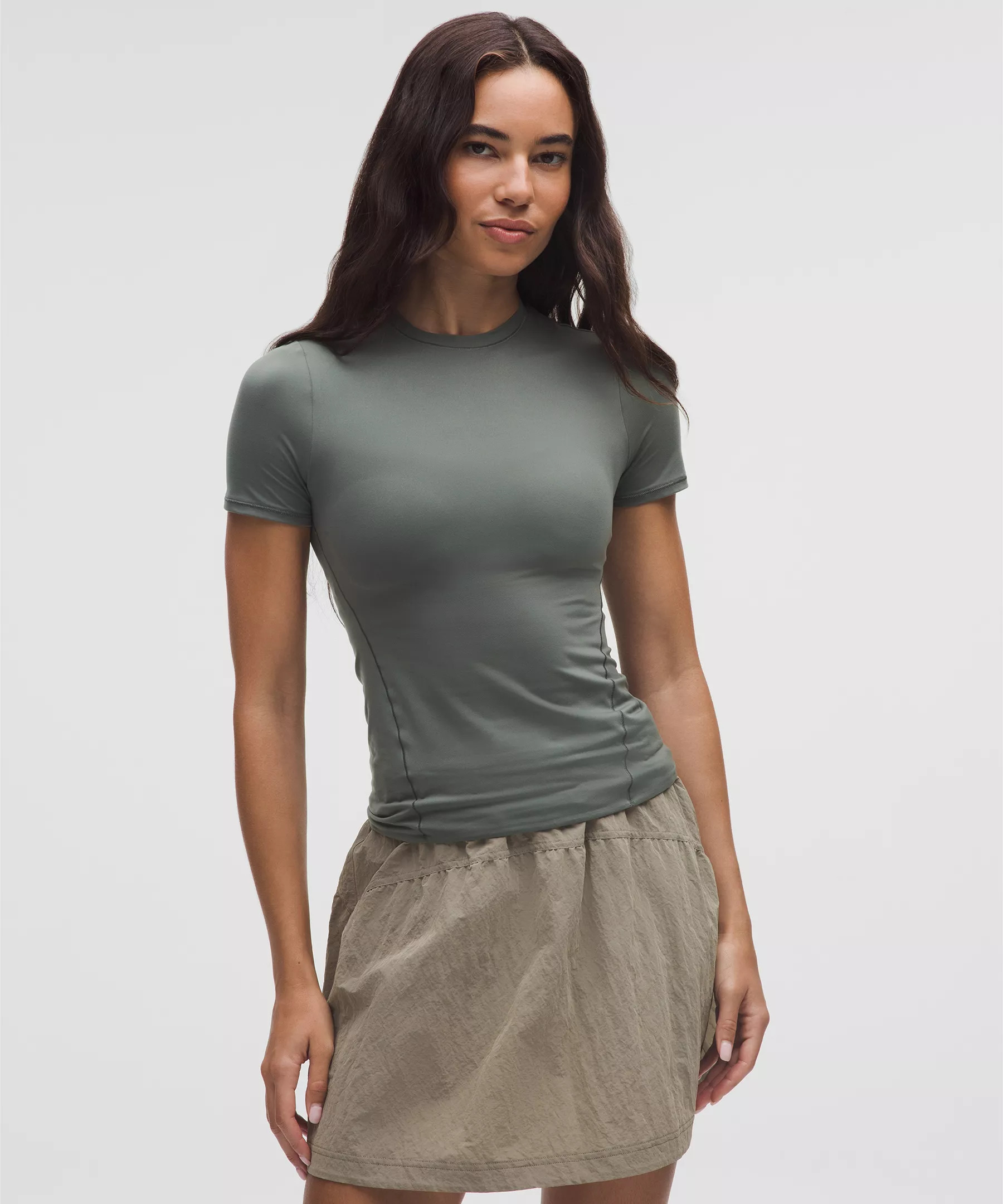 Wundermost Ultra-Soft Nulu Hip-Length Crewneck Shirt - 1
