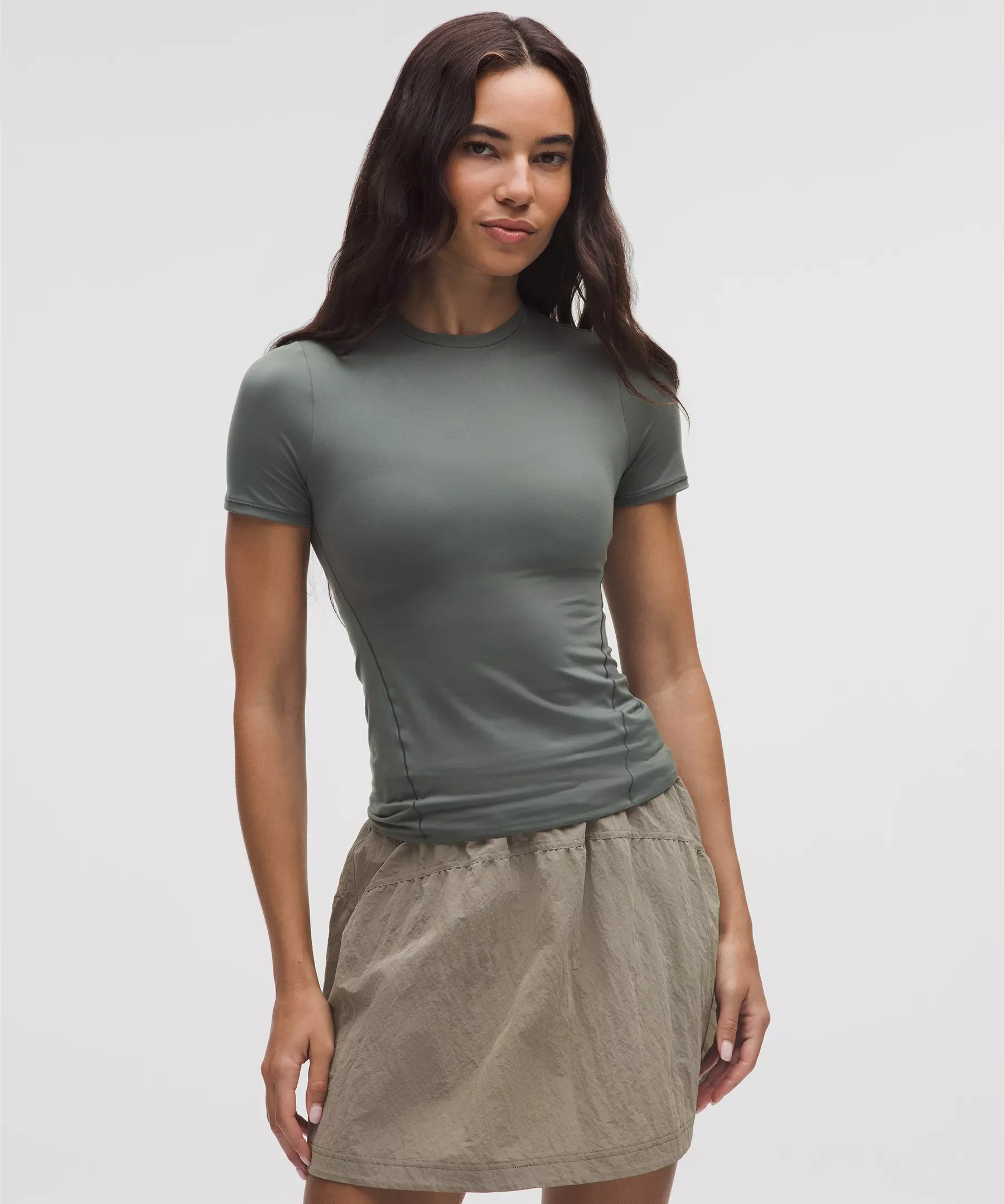 Wundermost Ultra-Soft Nulu Hip-Length Crewneck Shirt - 1