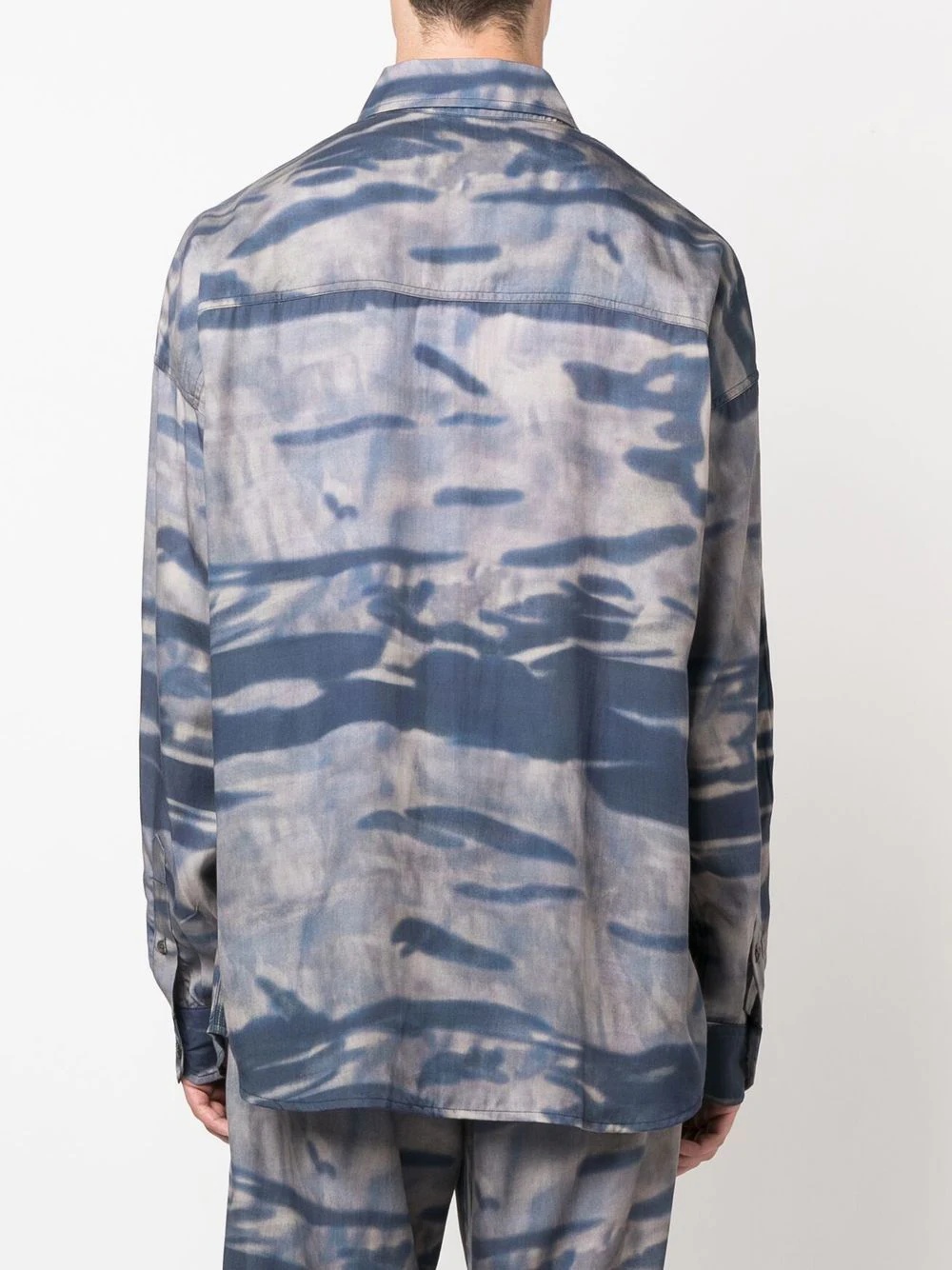 camouflage-print button-up shirt - 4