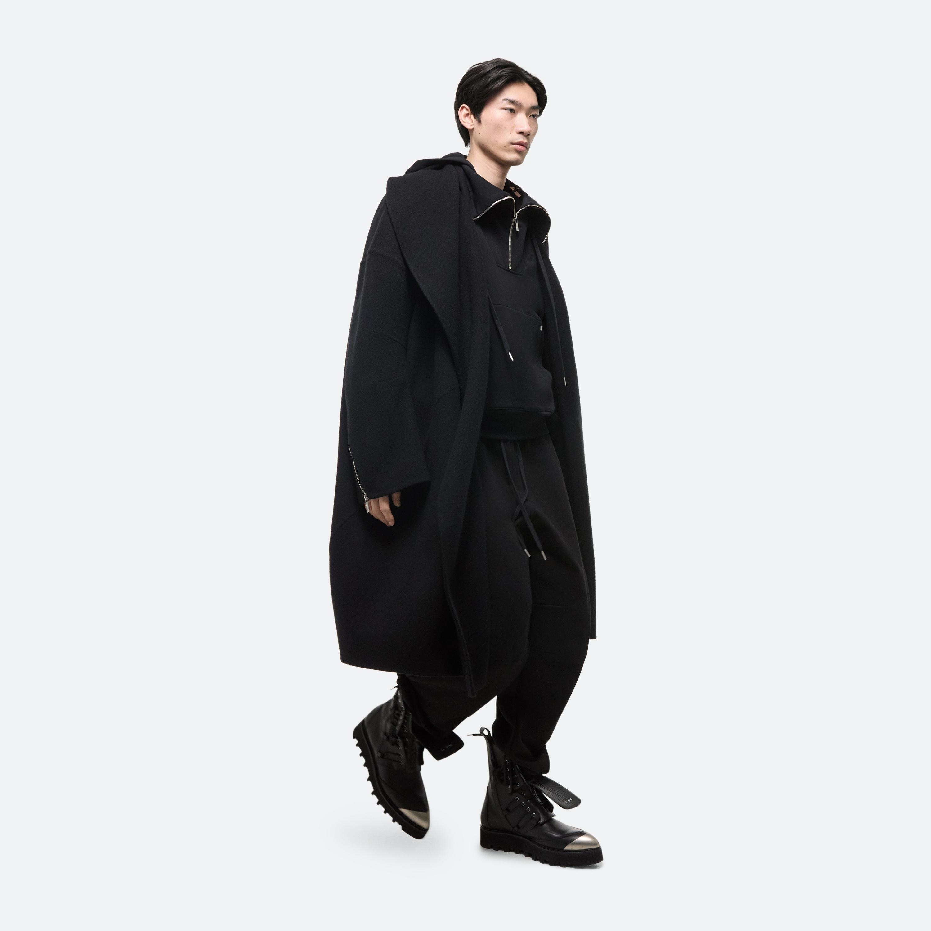 DOUBLE-FACED APEX COCOON COAT - 12