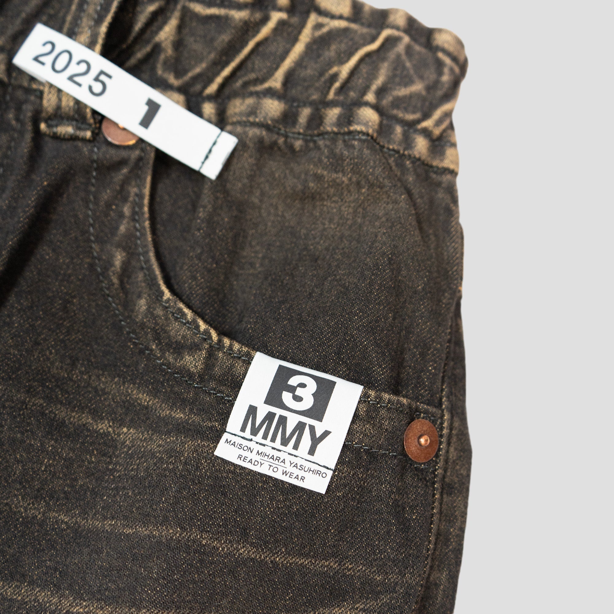AMATEUR SEWN WIDE JEANS - 3